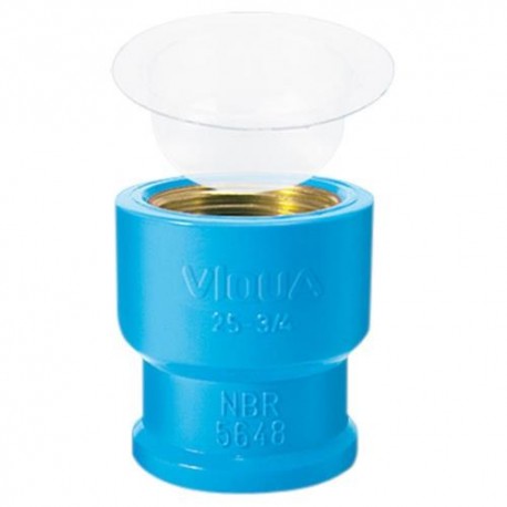 LUVA AZUL C/ ROSCA 3/4 VIQUA