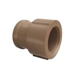 LUVA MARROM 3/4 C/ ROSCA TIGRE