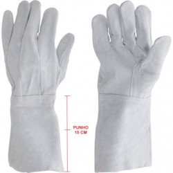 LUVA RASPA PUNHO LONGO 15CM