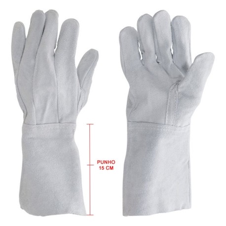 LUVA RASPA PUNHO LONGO 15CM