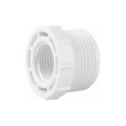 AMANCO LUVA BRANCA REDUÇÃO C/ ROSCA 1/2X3/4