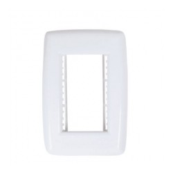 MODULAR PLACA COM SUPORTE 3 ENTRADAS 4X2 ILUMI VIENA