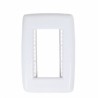 MODULAR PLACA COM SUPORTE 3 ENTRADAS 4X2 ILUMI VIENA