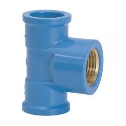 AMANCO TEE AZUL C/ ROSCA 3/4