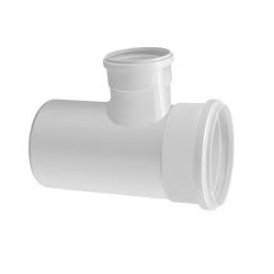 AMANCO TEE BRANCO 100MM C/ REDUÇÃO 75MM