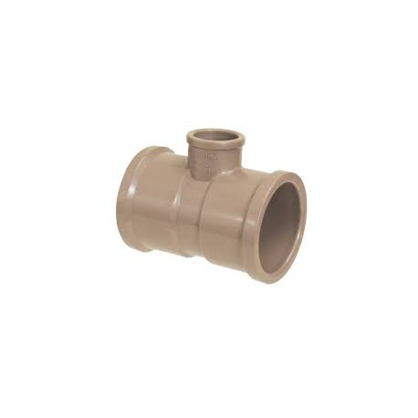 AMANCO TEE MARROM 50MM C/ REDUÇÃO 3/4