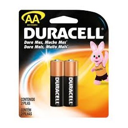 PILHA PEQ 2 PC DURACELL AA