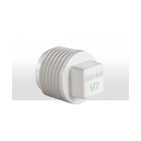 PLUG BRANCO 1/2 KRONA