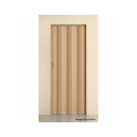 PORTA SANFONADA BEGE 210X70CM MULTILIT
