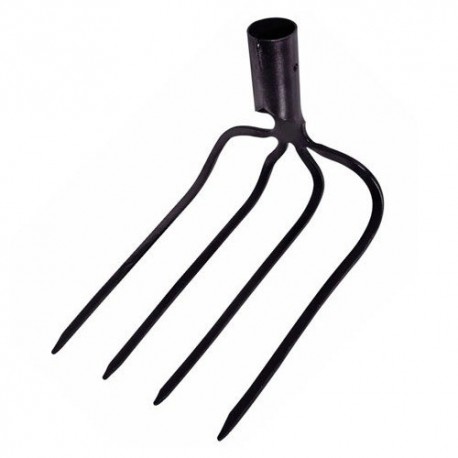 RASTELO FORCADO 4 DENTES CURVO PANDOLFO