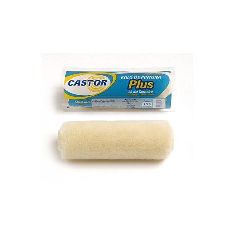 ROLO PINTURA LÃ CARNEIRO 23CM CASTOR