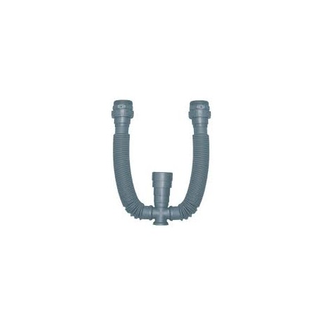 SIFÃO SANFONADO DUPLO METASUL