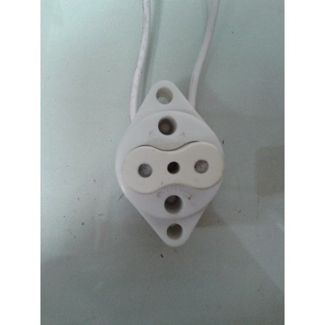 SOQUETE PARA LÂMPADA FLUORESCENTE DE PRESSÃO