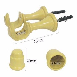 SUPORTE PARA VARÃO CORTINA MARFIM