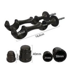 SUPORTE PARA VARÃO CORTINA TABACO