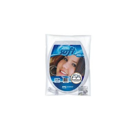 TAMPA DE VASO BRANCA SOFT METASUL