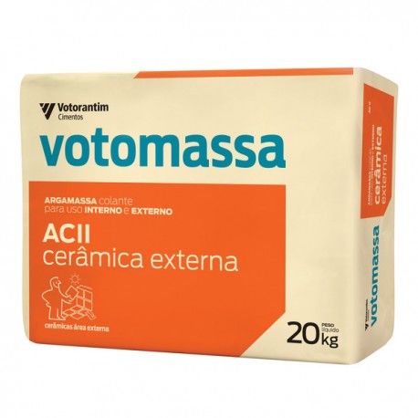 ARGAMASSA EXTERNA 20KG AC II VOTORAN