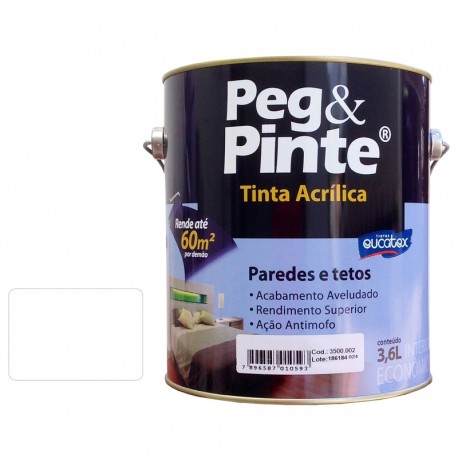 TINTA 3,6L BRANCO PEG&PINTE
