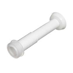 TUBO LIGAÇÃO VASO SANITÁRIO AJUSTÁVEL BRANCO LUCONI