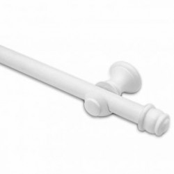 VARÃO CORTINA 1,5MT BRANCO CORTESIA