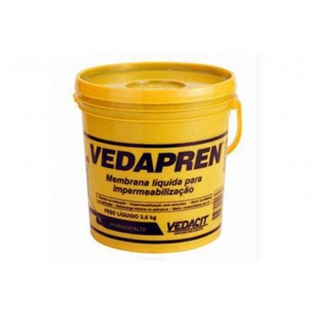 VEDAPREN 3,6KG PRETO OTTO BAUMGART
