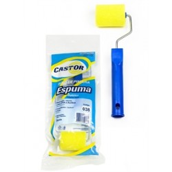CASTOR ROLO ESPUM 05CM COD:038 C/CABO AMARELO
