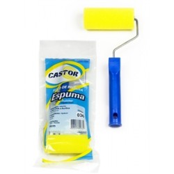 CASTOR ROLO ESPUM 09CM COD:036 C/CABO AMARELO