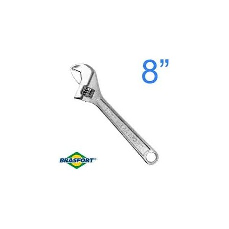 CHAVE INGLESA 08" BRASFORT