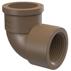 COTOVELO MARROM 3/4 C/ ROSCA 1/2 TIGRE