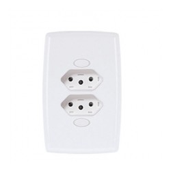 ILUMI 2 TOMADA UNIVERSAL BRANCO 10A SAFIRA