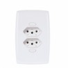 ILUMI 2 TOMADA UNIVERSAL BRANCO 10A SAFIRA