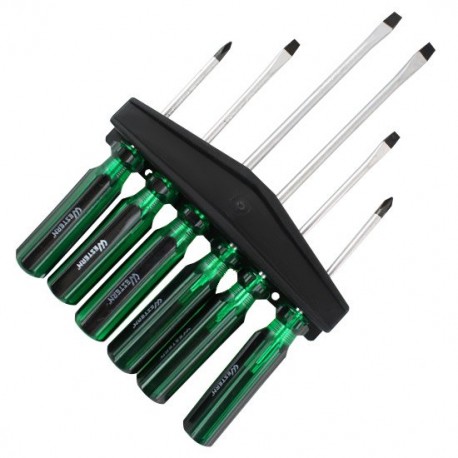 JOGO CHAVE FENDA & PHILIPS 6PCS REF:906 WESTERN