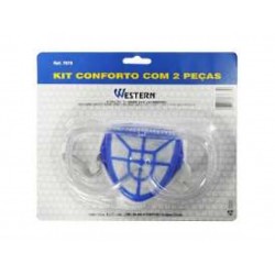 KIT ÓCULOS + MASC PLASTICO WESTERN