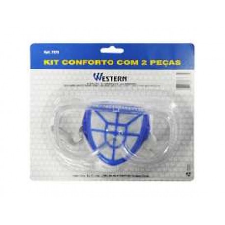 KIT ÓCULOS + MASC PLASTICO WESTERN
