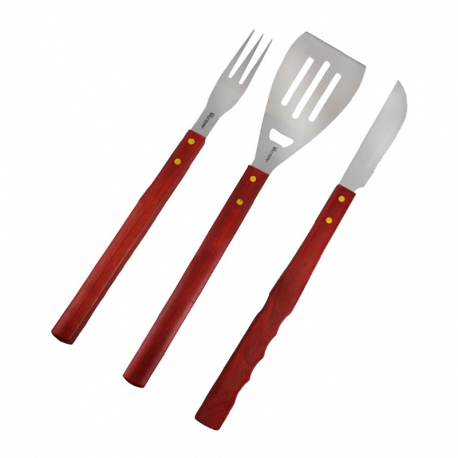 KIT P/ CHURRASCO 3PCS REF:1705 WESTERN